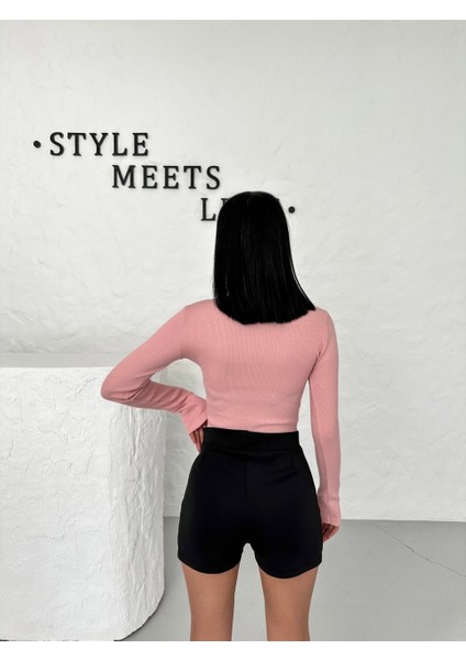 Y2K Tech Sun Summer Detaylı Beyaz Kurdale Motifli Body Bluz modelleri