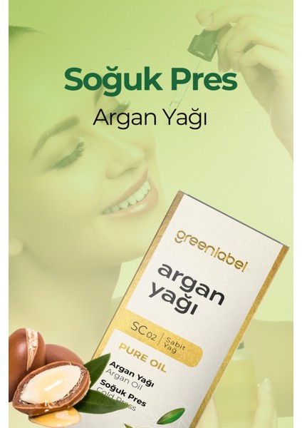 Argan Yağı Soğuk Sıkım %100 Doğal Ve Saf 50 ml