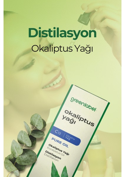 Green Label Okaliptus Yağı %100 Doğal Ve Saf 20ml