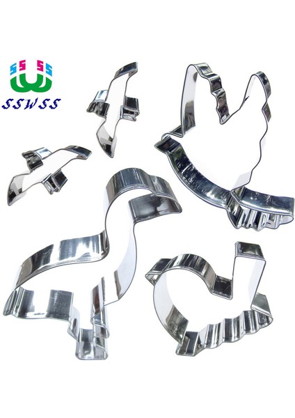 H459 Stili Kuşlar Serisi, Uçan Güvercin, Baykuş, Hindi, Papağan, Flamingo Sebze Meyve Kurabiye Kalıbı, Hamur Kesici, Pasta Süsleme Fondan Aracı (Yurt Dışından)