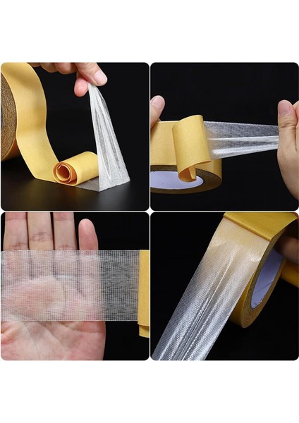 Şeffaf Çift Taraflı Bant - 50 Metre fiyatları