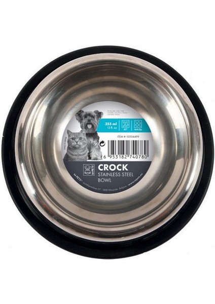 Crock Çelik Mama ve Su Kabı S 355ML