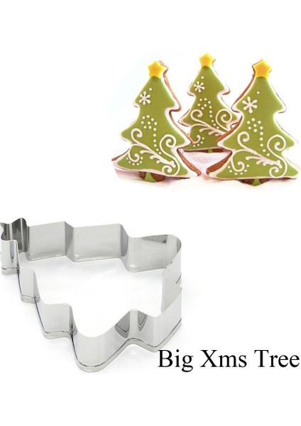 Büyük Xms Ağacı Stili 1 Adet Paskalya/noel Paslanmaz Çelik Kendin Yap Kurabiye Kalıbı Yumurta Tavşan Kar Tanecik Noel Baba Şeker Hamuru Şekerleme Kurabiye Pişirme Aracı (Yurt Dışından)