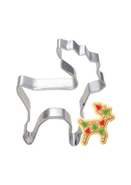Pembe Tarzı Noel Kurabiye Kalıbı Paslanmaz Çelik Kesme Şeker Bisküvi Kalıp Pişirme Araçları Noel Temalı Metal Kesiciler Kalıp Kar Tanesi Kar Mü (Yurt Dışından)
