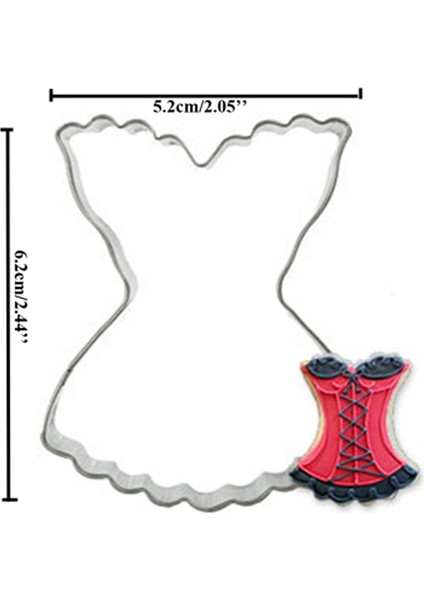 Yeşil Stil 1 Adet Düğün Elbise Takım Kokteyl Elbisesi Cheongsam Paslanmaz Çelik Kurabiye Kesicileri Fondan Pasta Dekorasyon Aracı Bisküvi Kalıbı Hamur Şekillendirici Mağaza (Yurt Dışından)