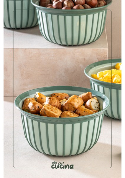 Linea 3’lü Pratik Çerezlik Yeşil 500 ml