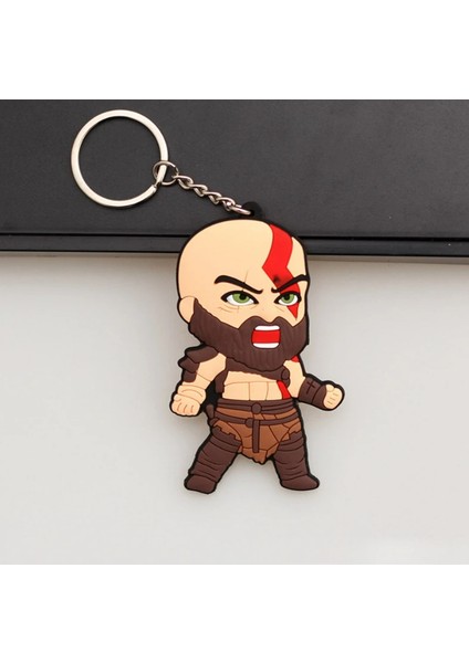 God Of War Kratos Silikon Anahtarlık