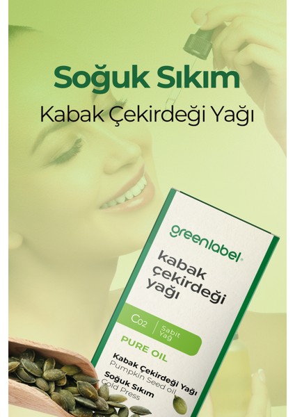 Kabak Çekirdeği Yağı Soğuk Sıkım %100 Doğal Ve Saf 50ml