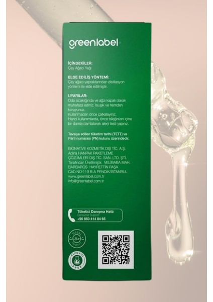 Çay Ağacı Yağı 20 ml