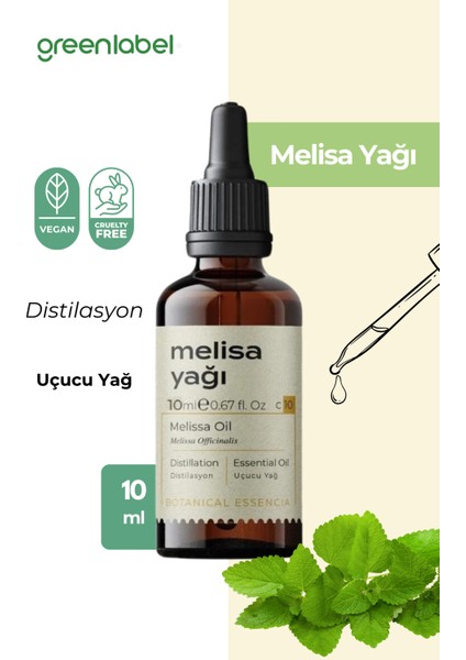 Green Label Melisa Yağı 10 ml