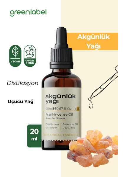 Akgünlük Yağı %100 Doğal Ve Saf Yatıştırıcı, Rahatlatıcı 20ml