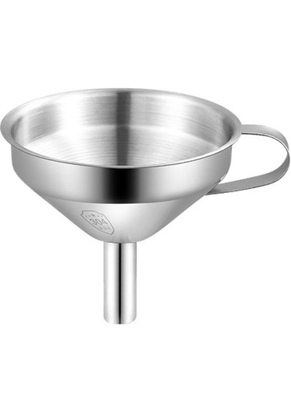 304 Çelik 10,5 cm Süzgeçli Yağ Meşrubat Şarap Meyve Suyu Hunisi CIN706