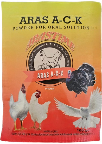 Kanatlılar ve Tüm Hayvanlar Için Güçlü Vitamin Takviyesi