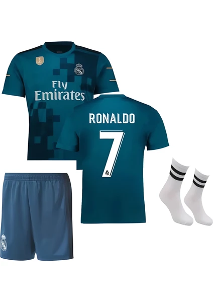 Ronaldo Turkuaz Forma 2018 Deplasman Futbol Forması