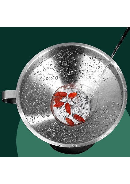 304 Çelik 14,5 cm Süzgeçli Yağ Meşrubat Şarap Meyve Suyu Hunisi CIN708 fırsatları