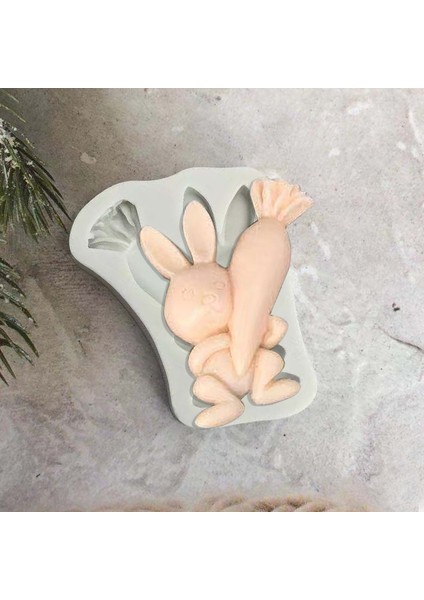 D Stili Yeni 3D Paskalya Kurabiye Kalıbı Silikon Bisküvi Kesici Sevimli Tavşan Yumurta Kalıbı Paskalya Parti Çikolata Fondan Kek Pişirme Araçları (Yurt Dışından)