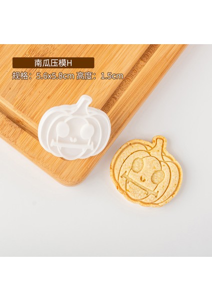 E2483-H Stili Halloween Kabak Kurabiye Kesici Kalıp Kurabiye Kalıbı Kabak Damgası Fondan Pasta Dekorasyon Kalıpları Fırın Araçları Halloween Partisi Için (Yurt Dışından)