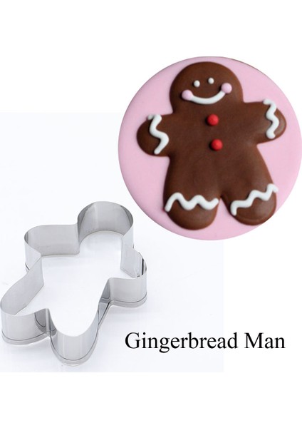 Zencefilli Kurabiye Adam Tarzı 1 Adet Paskalya/noel Paslanmaz Çelik Kendin Yap Kurabiye Kalıbı Yumurta Tavşan Kar Tanecik Noel Baba Şeker Hamuru Şekerleme Kurabiye Pişirme Aracı (Yurt Dışından)