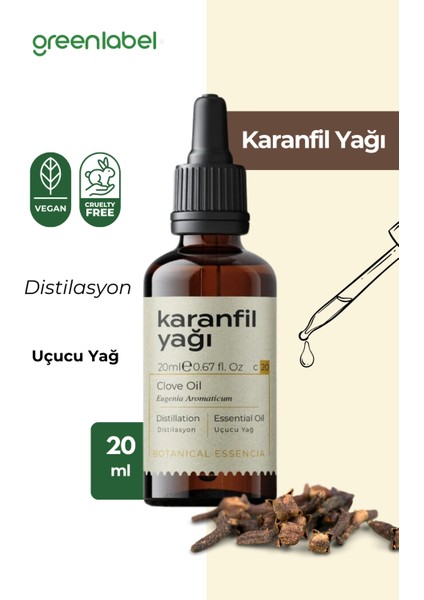 Karanfil Yağı %100 Doğal Ve Saf 20ml