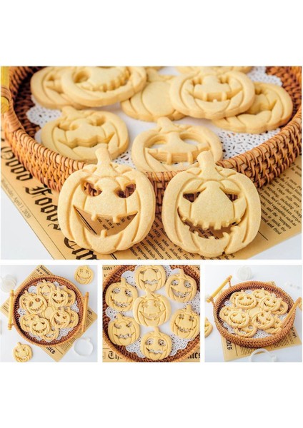 Bir Stil Diy Kurabiye Kalıbı Kek Kalıbı Kabak Kurabiye Damga Pres Zencefilli Araçlar Halloween Malzemeleri Diy Parti Pişirme Y2G9 (Yurt Dışından) fiyatları