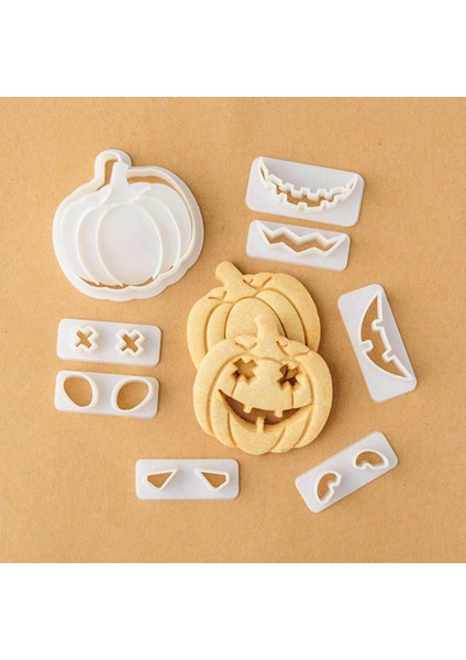 Bir Stil Diy Kurabiye Kalıbı Kek Kalıbı Kabak Kurabiye Damga Pres Zencefilli Araçlar Halloween Malzemeleri Diy Parti Pişirme Y2G9 (Yurt Dışından) fırsatları