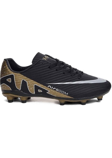 Erkek 570 Krampon Siyah Altın Renk Futbol Ayakkabısı
