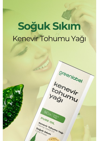 Kenevir Yağı Soğuk Sıkım %100 Doğal Ve Saf 180ml fırsatları
