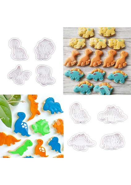 8 Yaprak Stili Yazın Dinozor Hayvan Kurabiye Kalıbı Yaprak Bisküvi Kesici Gıda Sınıfı Plastik Kendin Yap Fırın Araçları Orman Parti Doğum Günü Malzemeleri Için (Yurt Dışından) indirimleri