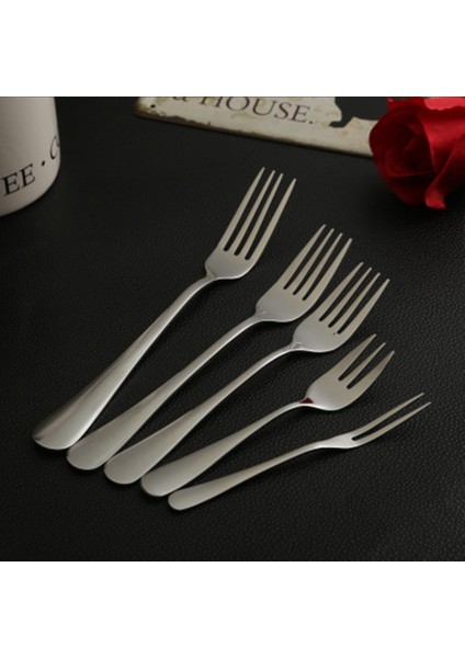 B Tarzı Paslanmaz Çelik Yemek Çatalı Gümüş Tatlı Çay Meyve Çatalı Batı Çatalı Masa Üstü Malzemeler Ev Mutfak Oteli Parti Için (Yurt Dışından) fiyatları