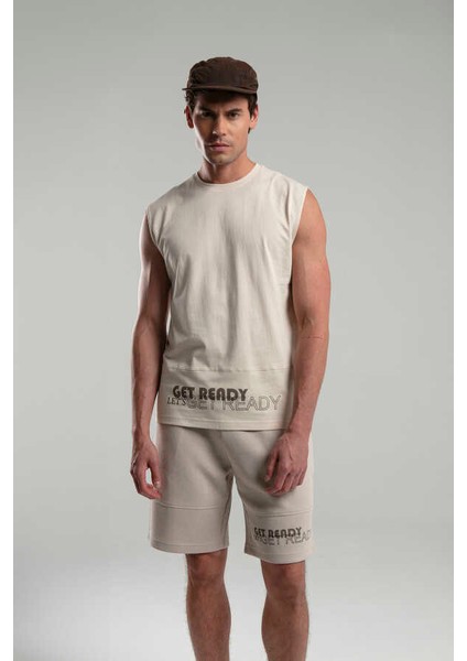 Erkek Baskılı Atlet