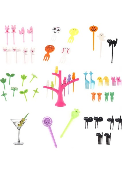 Koyu Haki Stili Çocuk Atıştırmalıkları Meyve Çatalı Sevimli Mini Hayvan Karikatür Gıda Seçimi Çocuk Atıştırmalıkları Meyve Çatalı Mini Hayvan Karikatür Gıda (Yurt Dışından) fırsatları