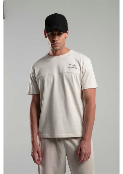 Erkek Baskılı Bisiklet Yaka Tişört modelleri