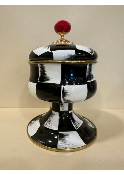 Damalı El Boyama Ayaklı Şekerlik