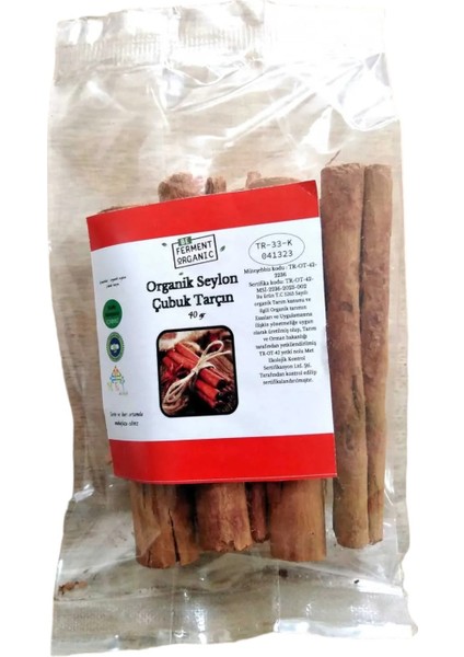 Organik Seylon Çubuk Tarçın 40 gr