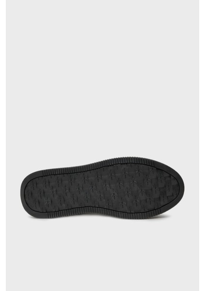 Logolu Deri Sneaker Ayakkabı YW0YW014820LD Bayan Ayakkabı YW0YW01482 0ld
