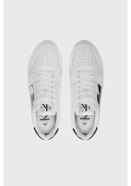 Logolu Deri Sneaker Ayakkabı YW0YW014820LD Bayan Ayakkabı YW0YW01482 0ld