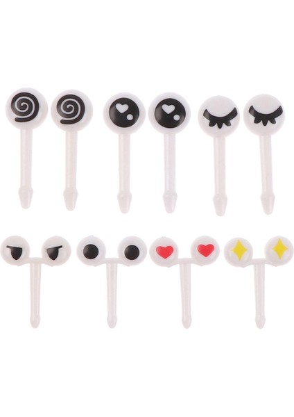 Bordo Tarzı Hayvan Çiftliği Meyve Çatalı Mini Karikatür Çocuk Aperatif Kek Tatlı Gıda Meyve Çubuk Diş Çöp Bento Öğle Parti Süsleme (Yurt Dışından)