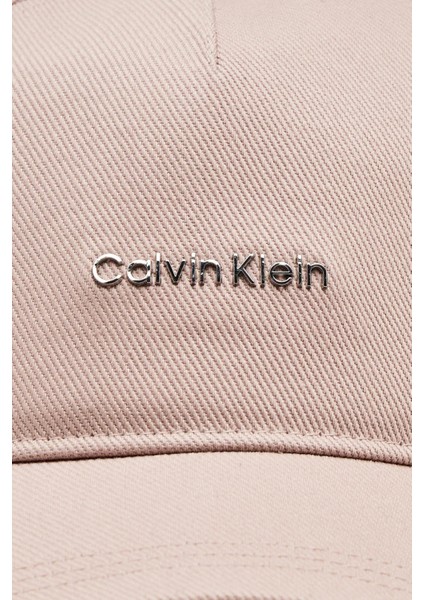 Calvin Klein Pamuklu Logolu Şapka K60K612764PE1 Bayan Şapka K60K612764 Pe1