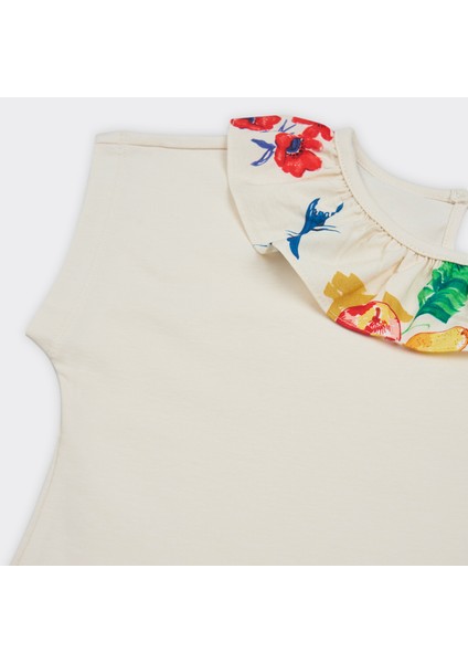 Kız Çocuk Kız Çocuk Fırfır Detaylı Tişört modelleri