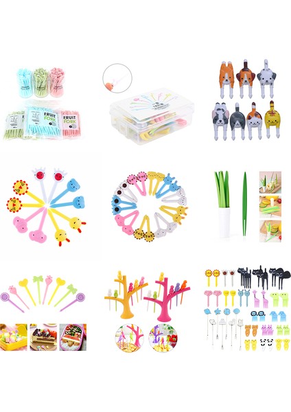 16 Adet Tarzı Çocuklar Için Sevimli Hayvanlı Mini Çatal Seti - Parti Süsü (Yurt Dışından) fiyatları