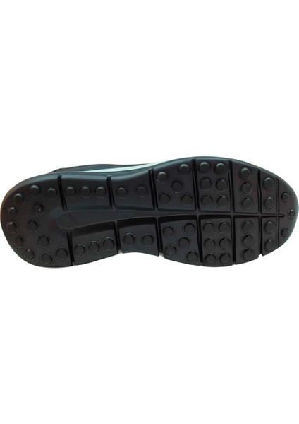 255-1 Mr Erkek Siyah Deri Casual Ayakkabı