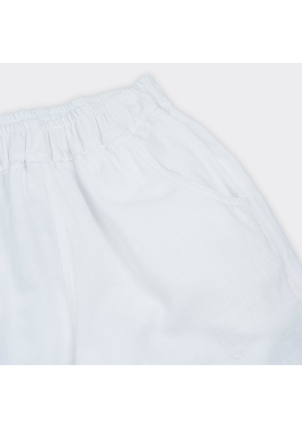 Kız Çocuk Beli Lastikli Pantolon