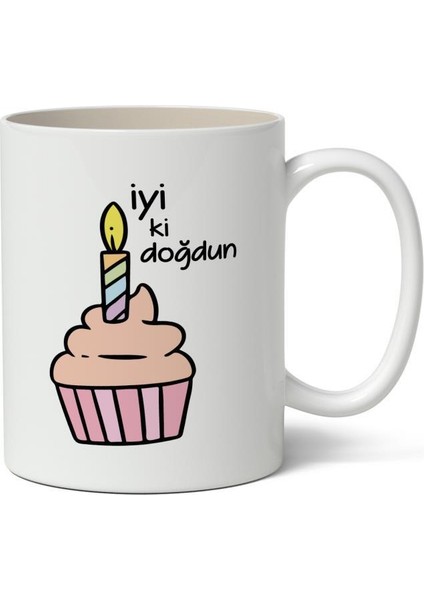 Iyi Ki Doğdun Baskılı Kupa Bardak Baskılı Kahve Kupa Bardak