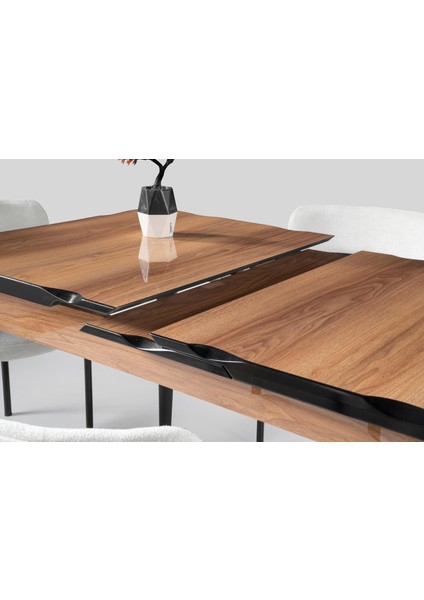 Yakamoz Alfa Mdf Mutfak Masa Sandalye Takımı 80X130