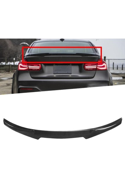 Bmw 3 Serisi F30 M4 Spoiler Profesyonel Fırın Boyalı Piano Black