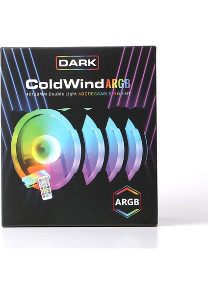 Colorwind Argb Kit 4X12CM Fan Kiti (DKCKARGB07)