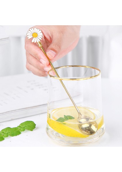 Bir Stil Paslanmaz Çelik Çiçek Kaşık Ölçüm Kaşığı Mutfak Aracı Çiçek Yaprak Kahve Karıştırıcı Altın Kaşık Sofra Takımı Tatlı Çay Kaşığı (Yurt Dışından) fırsatları