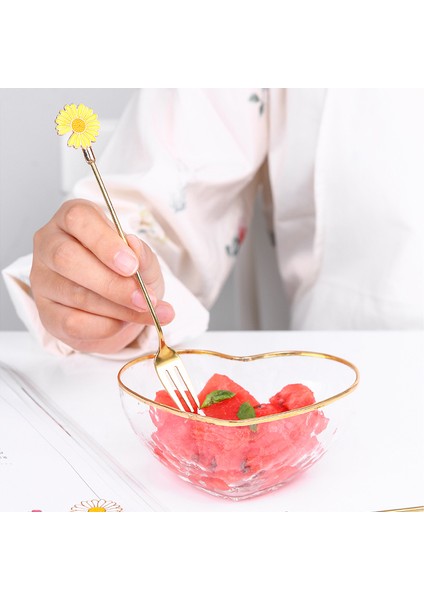 Bir Stil Paslanmaz Çelik Çiçek Kaşık Ölçüm Kaşığı Mutfak Aracı Çiçek Yaprak Kahve Karıştırıcı Altın Kaşık Sofra Takımı Tatlı Çay Kaşığı (Yurt Dışından) indirimleri