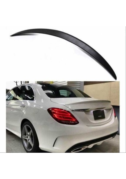 Mercedes W205  Uyumlu Amg Profesyonel Fırın Boyalı Spoiler 2014-2019