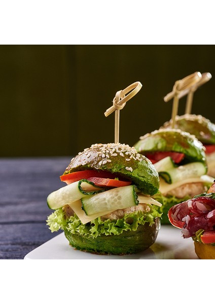 Stil E Stili Bambu Meyve Çubukları Kokteyl Süsleme Diş Çubukları Salata Sandviç Büfe Tatlılar Aperatif Kokteyl Çubukları Süsleme (Yurt Dışından)